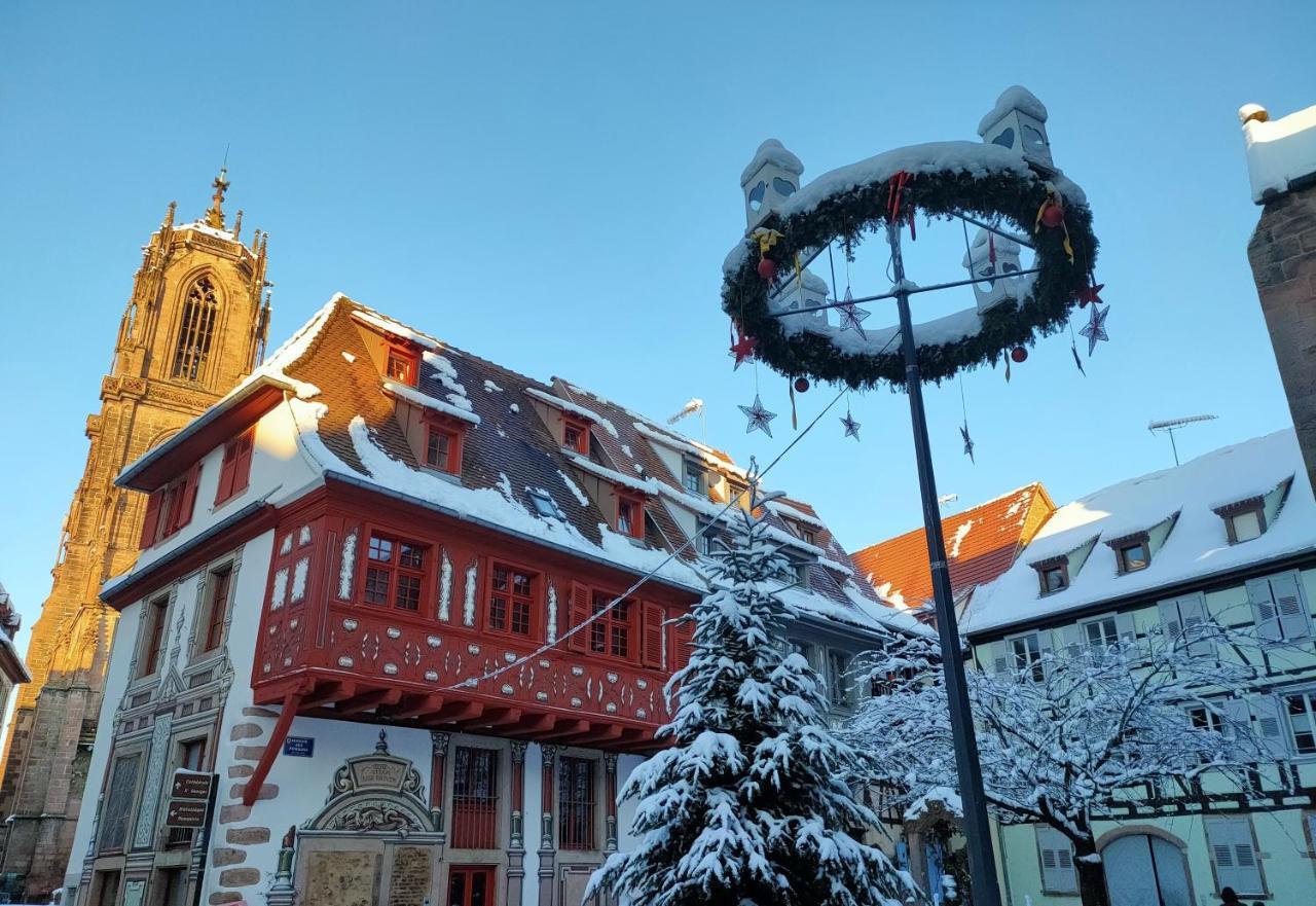 La Maison Bleue, A 20 Mn De Strasbourg, Sur La Route Des Vins, Jusqu'A 6 Personnes, Селеста Екстер'єр фото